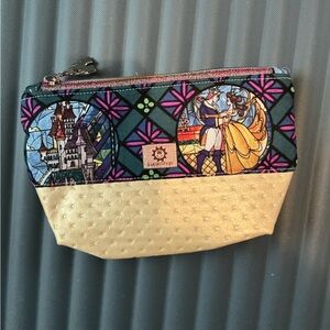 NEW! Handmade Beauty & the Beast Inspired Zipper Pouch